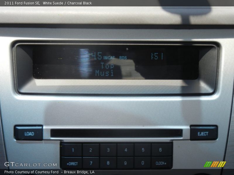 White Suede / Charcoal Black 2011 Ford Fusion SE