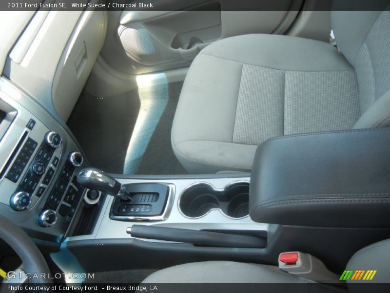 White Suede / Charcoal Black 2011 Ford Fusion SE