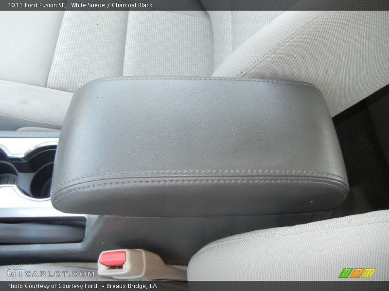 White Suede / Charcoal Black 2011 Ford Fusion SE