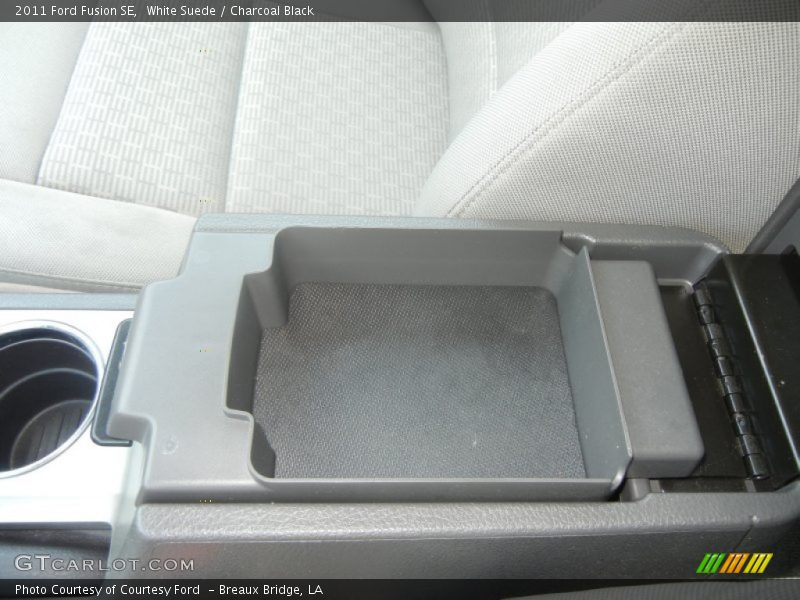 White Suede / Charcoal Black 2011 Ford Fusion SE