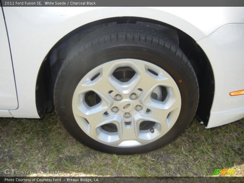White Suede / Charcoal Black 2011 Ford Fusion SE