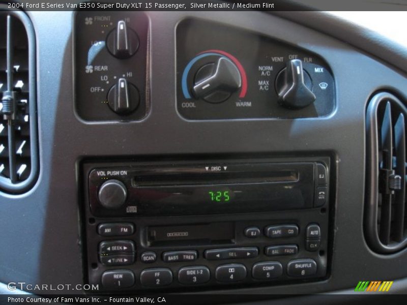 Controls of 2004 E Series Van E350 Super Duty XLT 15 Passenger