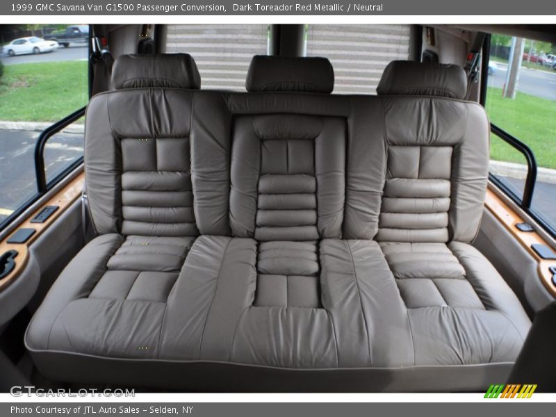 Rear Seat of 1999 Savana Van G1500 Passenger Conversion