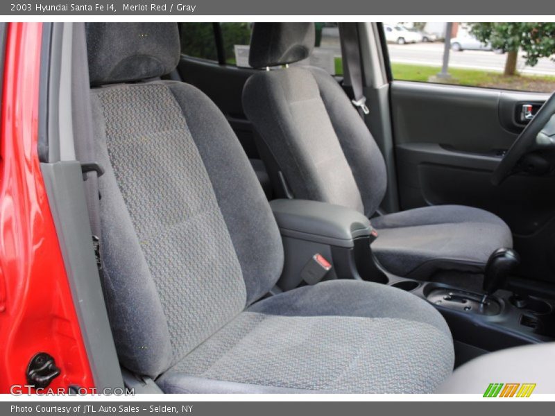 Merlot Red / Gray 2003 Hyundai Santa Fe I4