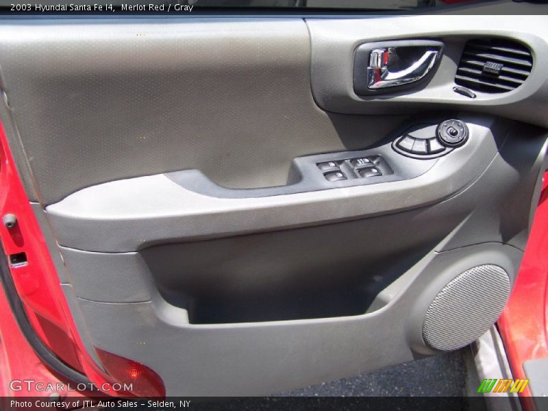 Merlot Red / Gray 2003 Hyundai Santa Fe I4