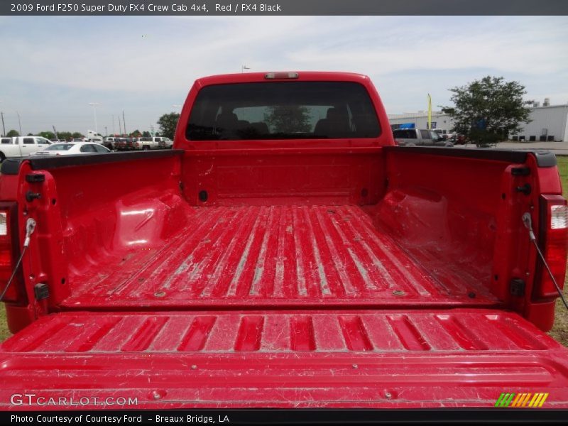 Red / FX4 Black 2009 Ford F250 Super Duty FX4 Crew Cab 4x4