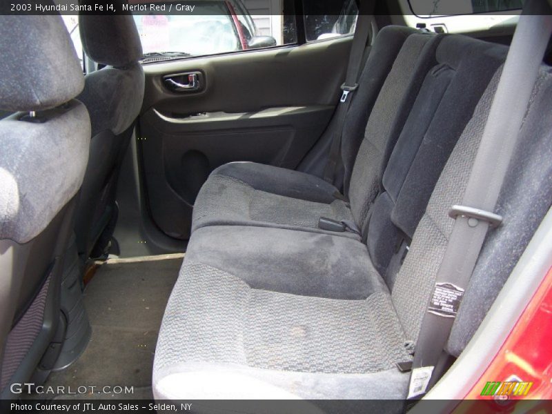 Merlot Red / Gray 2003 Hyundai Santa Fe I4