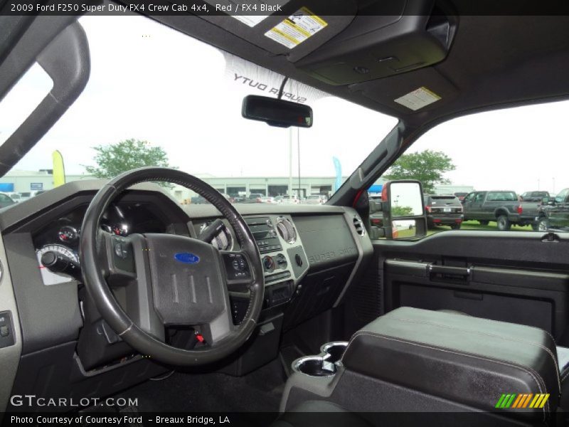 Red / FX4 Black 2009 Ford F250 Super Duty FX4 Crew Cab 4x4