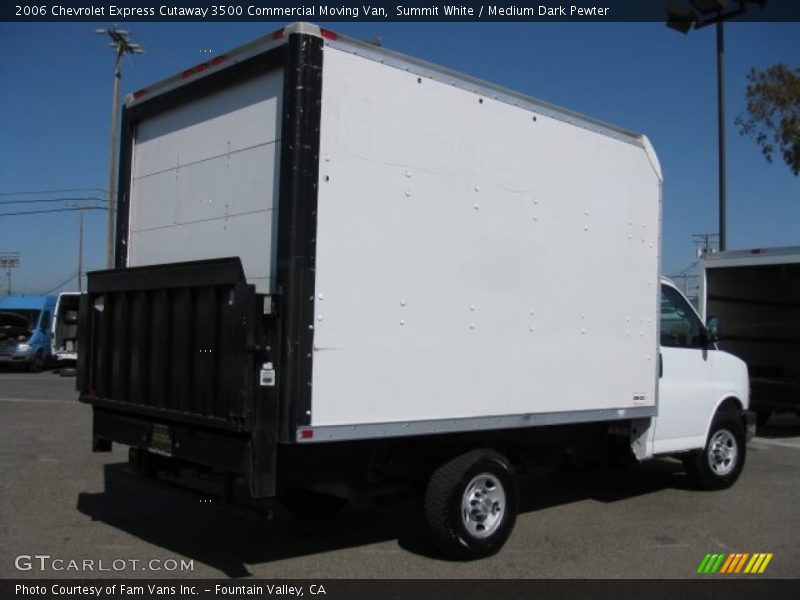 Summit White / Medium Dark Pewter 2006 Chevrolet Express Cutaway 3500 Commercial Moving Van