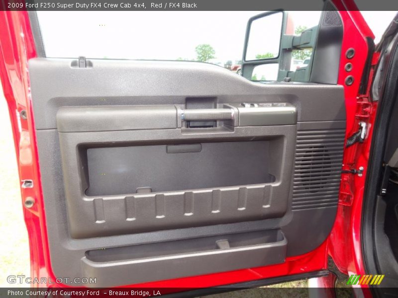 Red / FX4 Black 2009 Ford F250 Super Duty FX4 Crew Cab 4x4