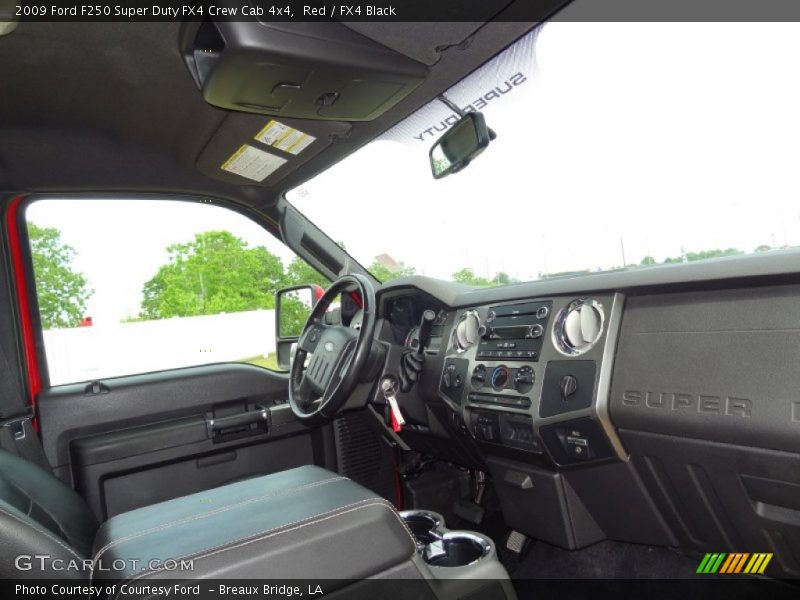 Red / FX4 Black 2009 Ford F250 Super Duty FX4 Crew Cab 4x4
