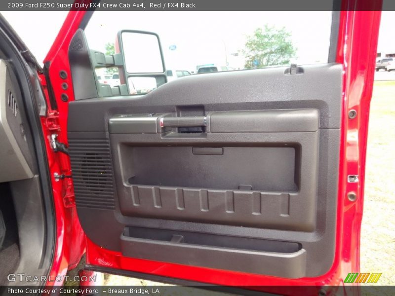Red / FX4 Black 2009 Ford F250 Super Duty FX4 Crew Cab 4x4
