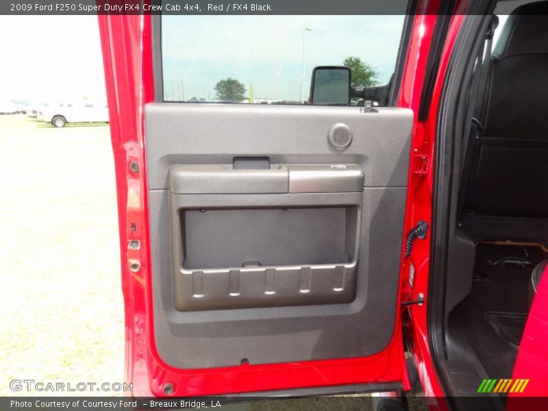 Red / FX4 Black 2009 Ford F250 Super Duty FX4 Crew Cab 4x4