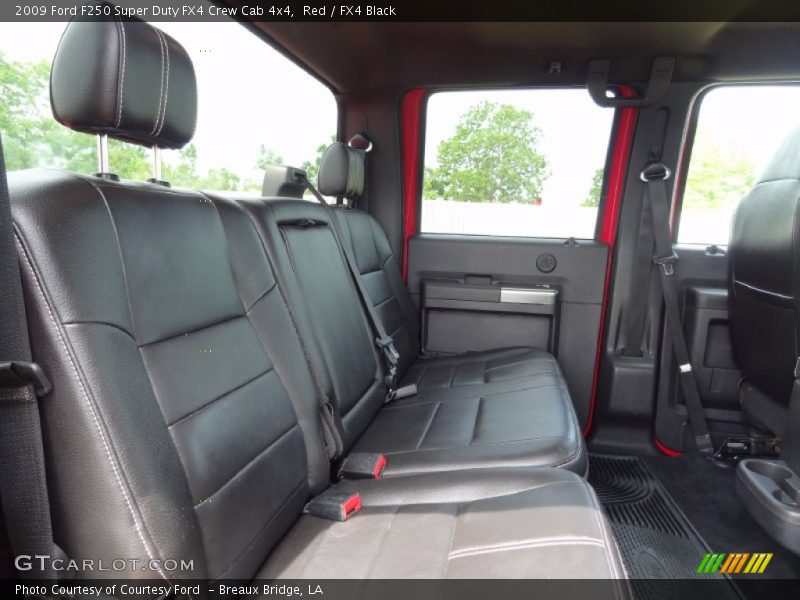 Red / FX4 Black 2009 Ford F250 Super Duty FX4 Crew Cab 4x4