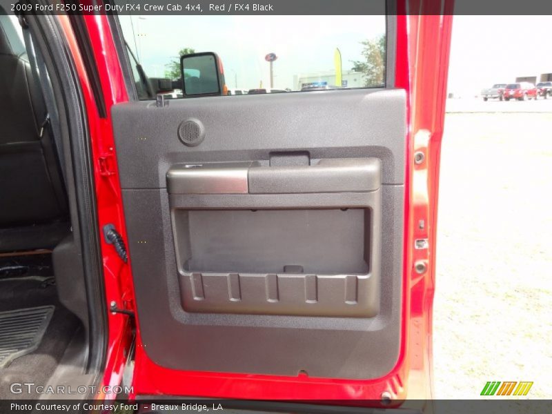 Red / FX4 Black 2009 Ford F250 Super Duty FX4 Crew Cab 4x4