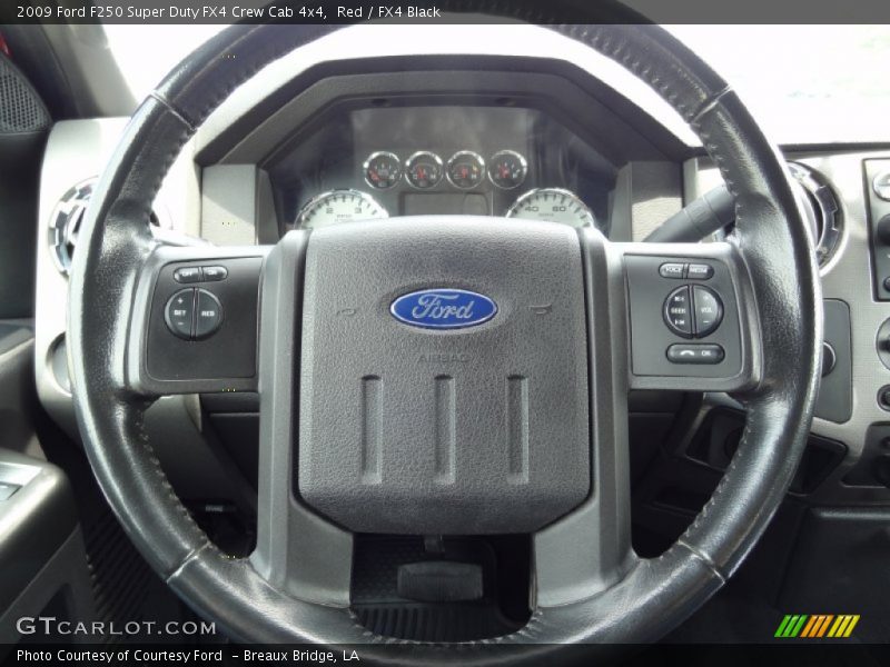 Red / FX4 Black 2009 Ford F250 Super Duty FX4 Crew Cab 4x4