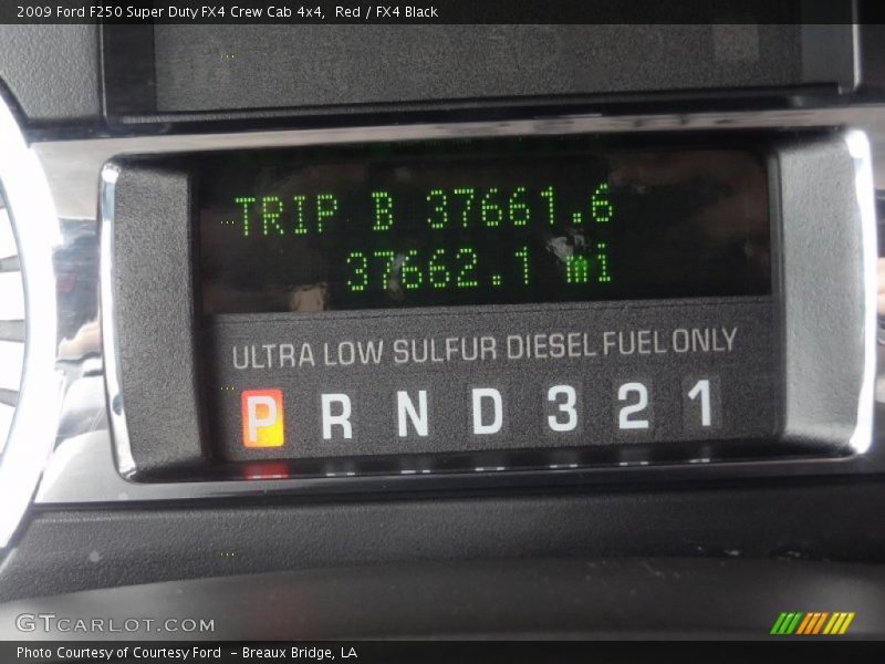 Red / FX4 Black 2009 Ford F250 Super Duty FX4 Crew Cab 4x4