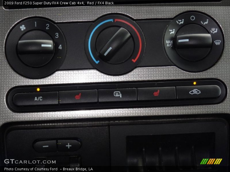 Red / FX4 Black 2009 Ford F250 Super Duty FX4 Crew Cab 4x4