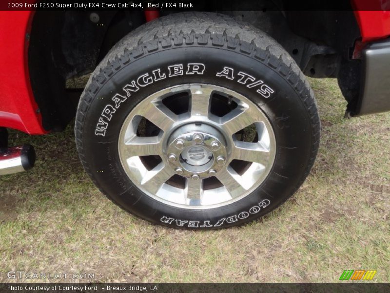 Red / FX4 Black 2009 Ford F250 Super Duty FX4 Crew Cab 4x4