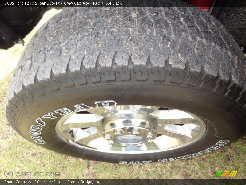 Red / FX4 Black 2009 Ford F250 Super Duty FX4 Crew Cab 4x4