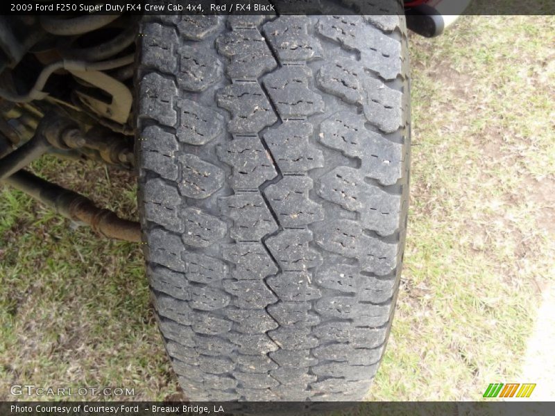 Red / FX4 Black 2009 Ford F250 Super Duty FX4 Crew Cab 4x4