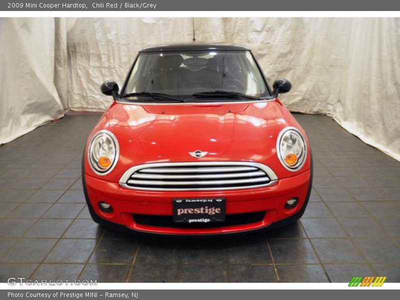 Chili Red / Black/Grey 2009 Mini Cooper Hardtop