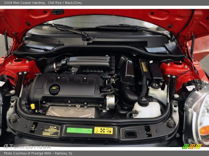 Chili Red / Black/Grey 2009 Mini Cooper Hardtop