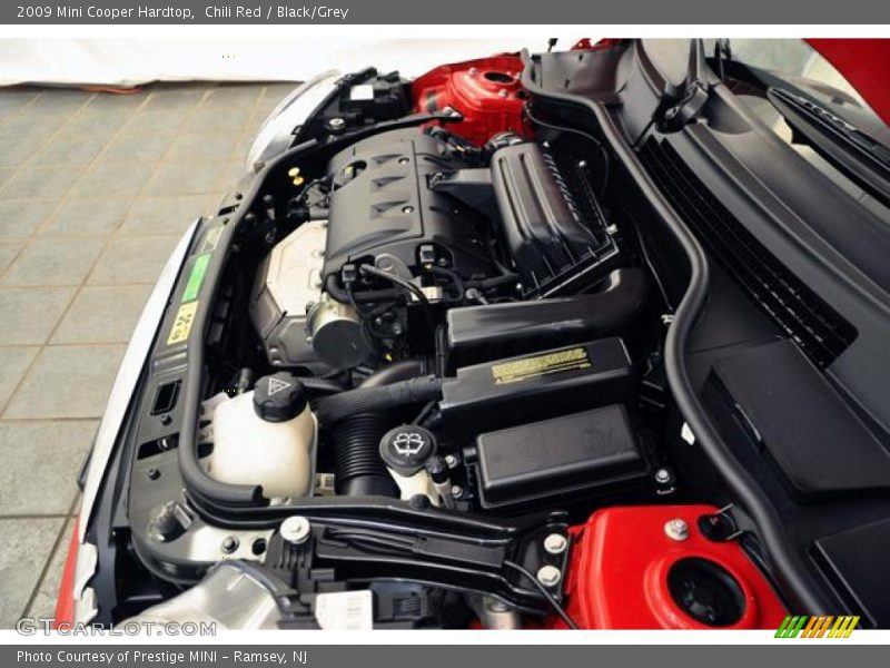 Chili Red / Black/Grey 2009 Mini Cooper Hardtop