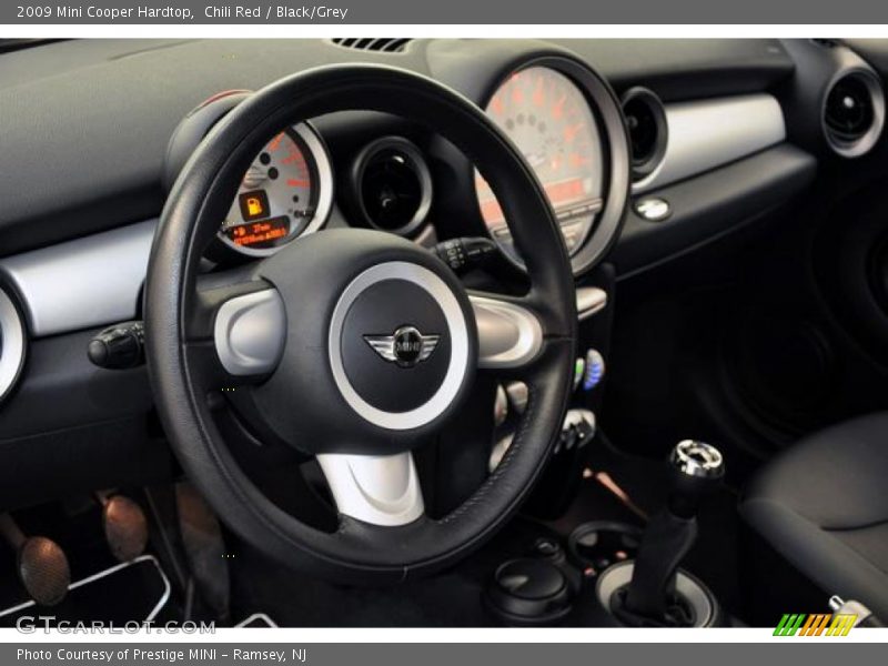 Chili Red / Black/Grey 2009 Mini Cooper Hardtop