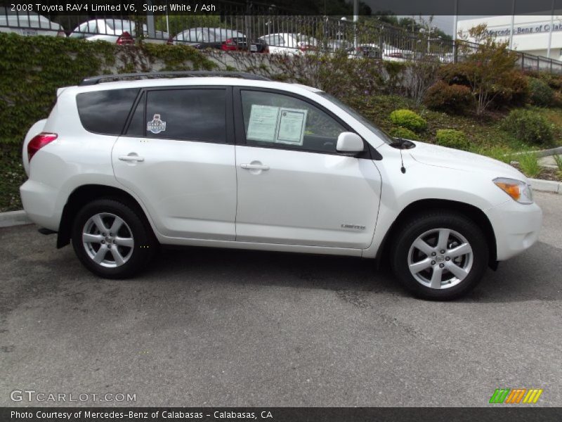 Super White / Ash 2008 Toyota RAV4 Limited V6