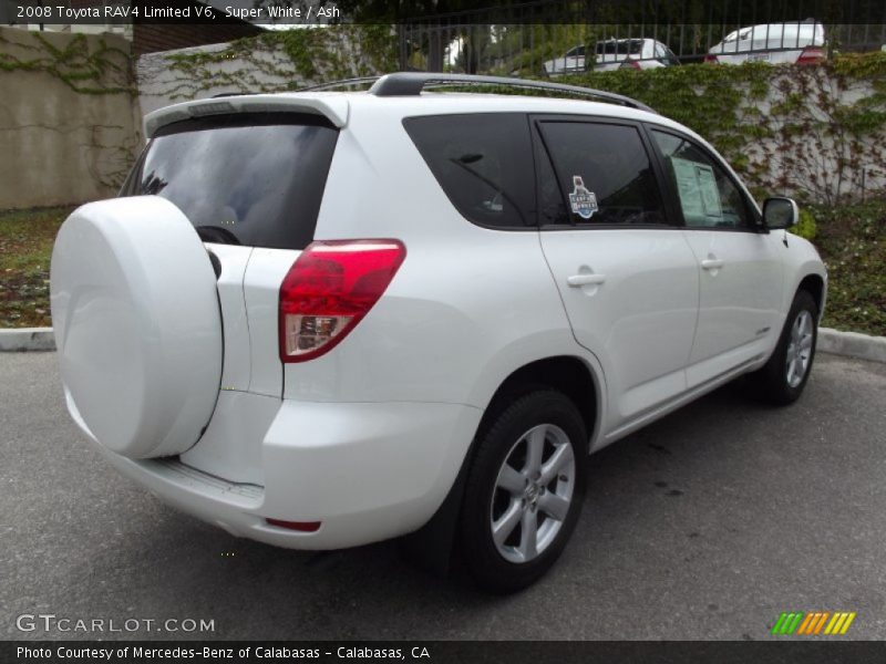 Super White / Ash 2008 Toyota RAV4 Limited V6