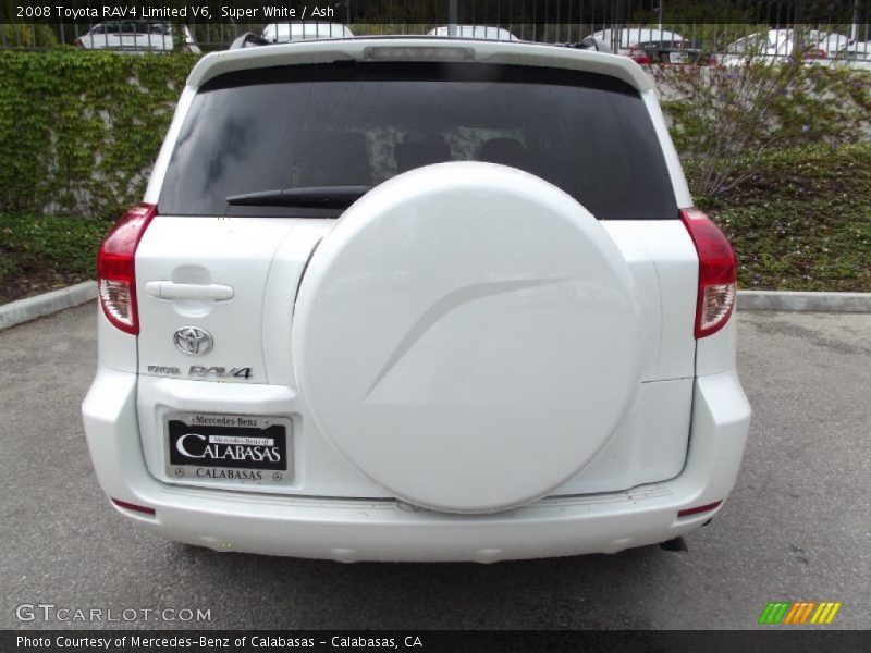 Super White / Ash 2008 Toyota RAV4 Limited V6