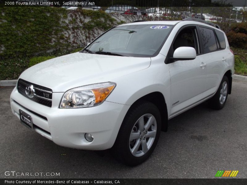 Super White / Ash 2008 Toyota RAV4 Limited V6