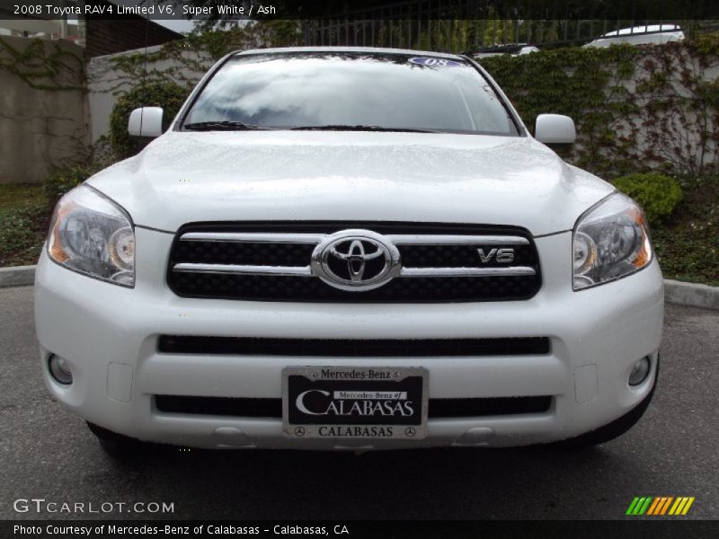 Super White / Ash 2008 Toyota RAV4 Limited V6