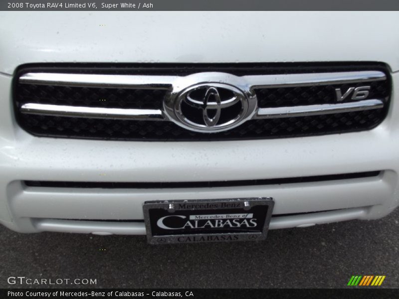 Super White / Ash 2008 Toyota RAV4 Limited V6