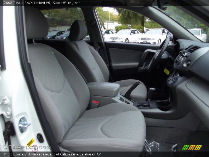 Super White / Ash 2008 Toyota RAV4 Limited V6