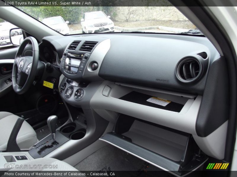 Super White / Ash 2008 Toyota RAV4 Limited V6