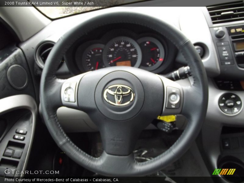 Super White / Ash 2008 Toyota RAV4 Limited V6
