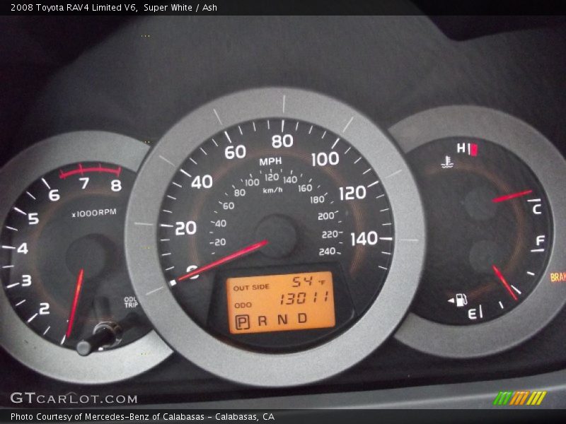 Super White / Ash 2008 Toyota RAV4 Limited V6