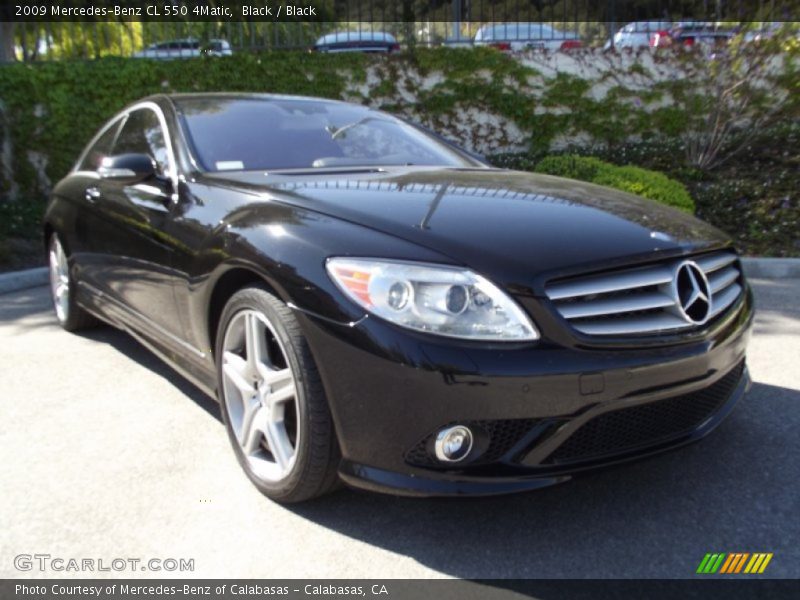 Black / Black 2009 Mercedes-Benz CL 550 4Matic