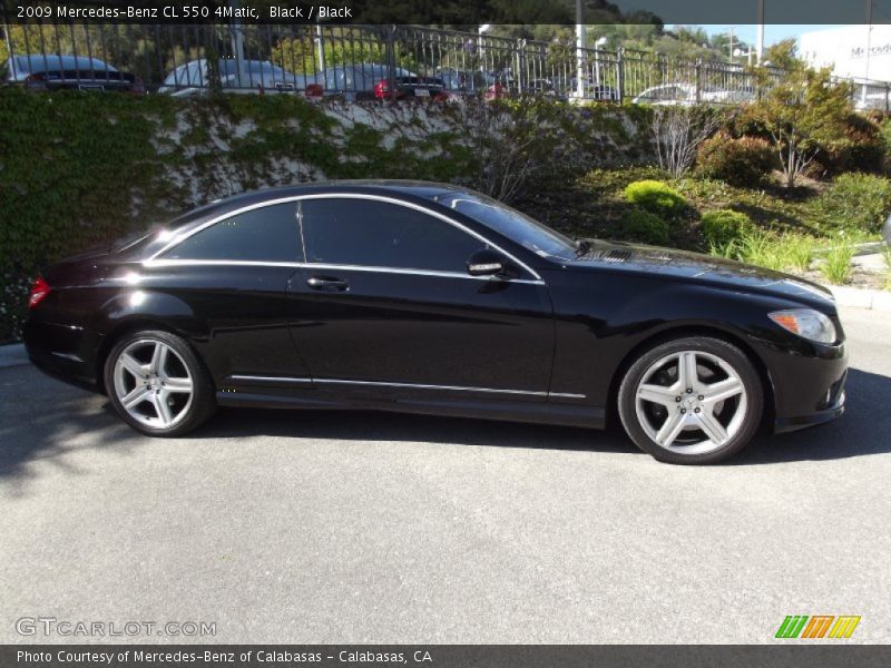 Black / Black 2009 Mercedes-Benz CL 550 4Matic