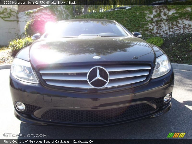 Black / Black 2009 Mercedes-Benz CL 550 4Matic