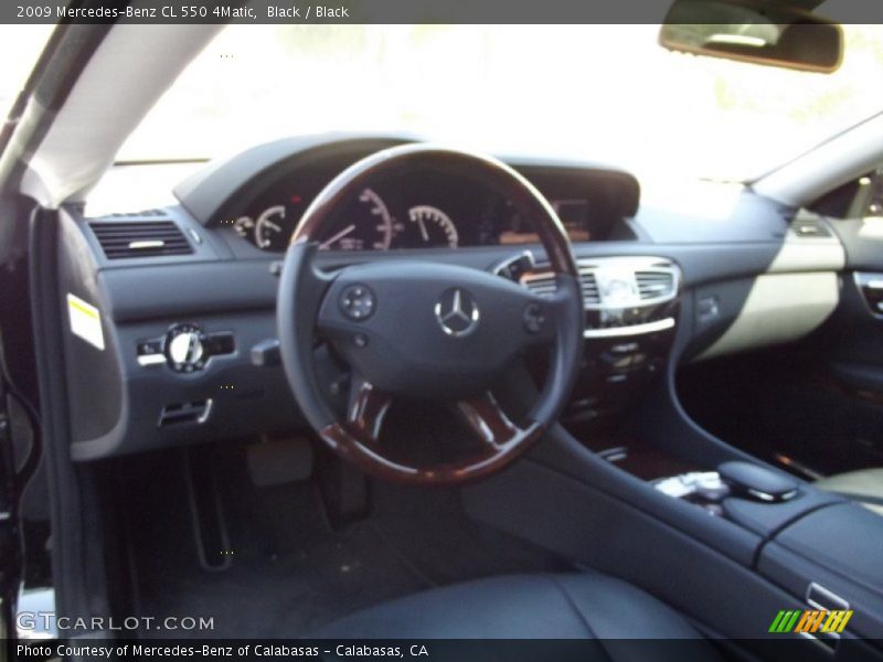 Black / Black 2009 Mercedes-Benz CL 550 4Matic