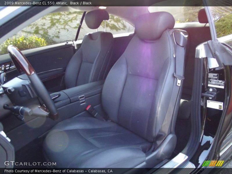 Black / Black 2009 Mercedes-Benz CL 550 4Matic