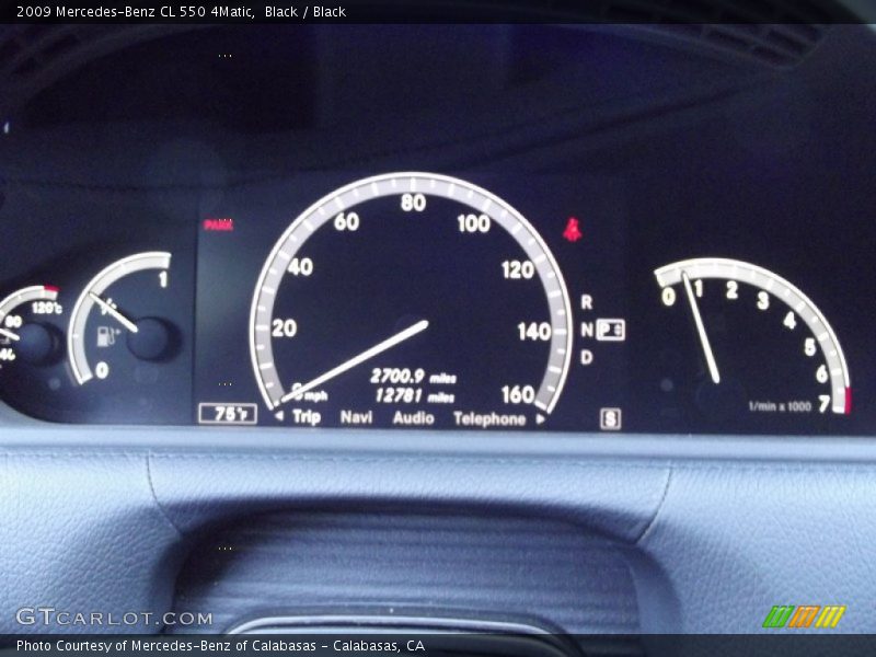 Black / Black 2009 Mercedes-Benz CL 550 4Matic