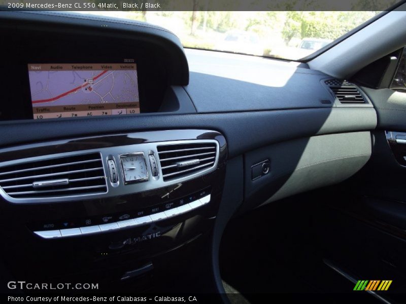 Black / Black 2009 Mercedes-Benz CL 550 4Matic