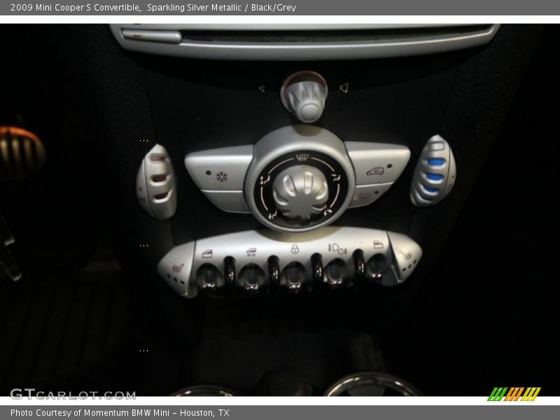 Sparkling Silver Metallic / Black/Grey 2009 Mini Cooper S Convertible
