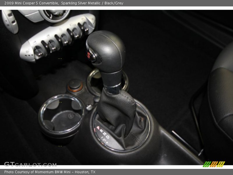 Sparkling Silver Metallic / Black/Grey 2009 Mini Cooper S Convertible