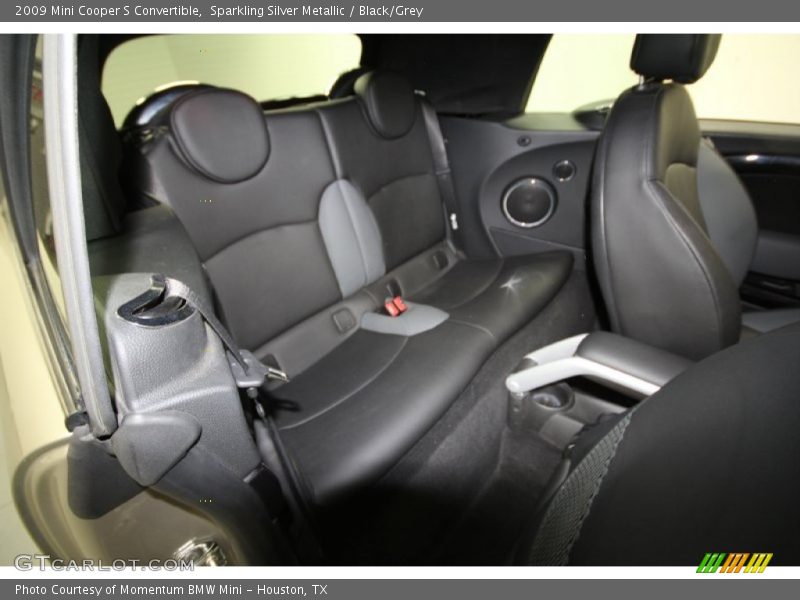 Sparkling Silver Metallic / Black/Grey 2009 Mini Cooper S Convertible