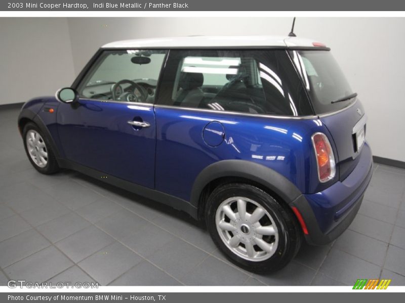 Indi Blue Metallic / Panther Black 2003 Mini Cooper Hardtop